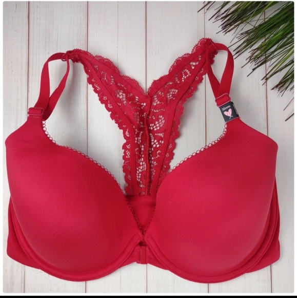 NWT Body by Victoria 32DDD red bra & panty - Picture 9 of 14